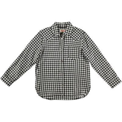 Shirt Gehry Black White Check by Maan