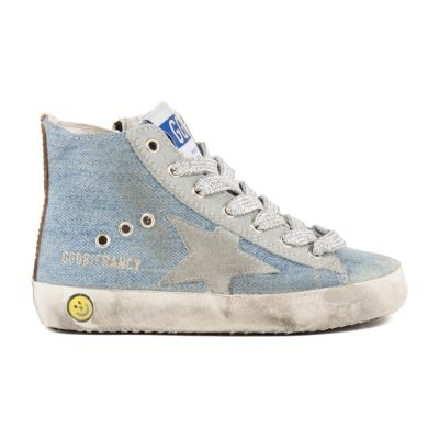 Sneakers Francy Denim Canvas Silver Laces by Golden Goose Deluxe Brand