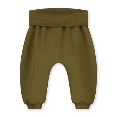 Baby Folded Waist Pants Olive Green by Gray Label