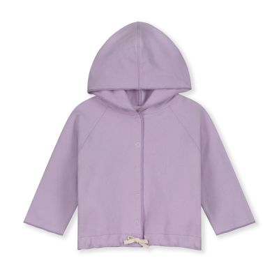 Baby Hooded Cardigan Purple Haze by Gray Label