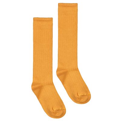 Long Ribbed Socks Mustard by Gray Label-18EU