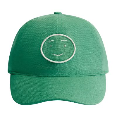 Organic Cotton Baseball Cap Bright Green by Gray Label