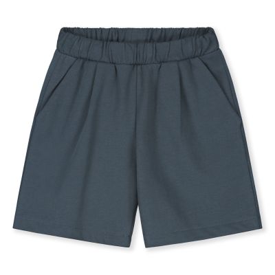 Organic Cotton Bermuda Shorts Blue Grey by Gray Label