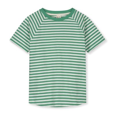 Organic Cotton Crew Neck Tee Bright Green x Off-White by Gray Label