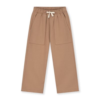 Organic Cotton Loose Straight Trousers Biscuit by Gray Label