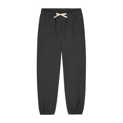 Organic Cotton Track Pants Nearly Black by Gray Label-3Y