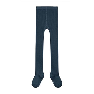 Ribbed Tights Blue Grey by Gray Label