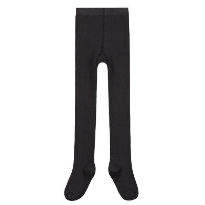 Ribbed Tights Nearly Black by Gray Label