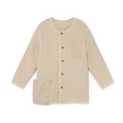Quilted Jacket Cream-4Y