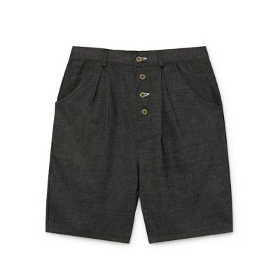 Soft Denim Shorts Slate by Little Creative Factory-4Y