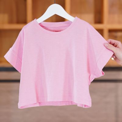 Cropped T-Shirt Morgan Pink by MAAN