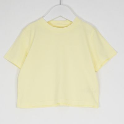 Cropped T-Shirt Star Maize by MAAN