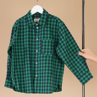 Shirt Goal Green Check by MAAN-4Y