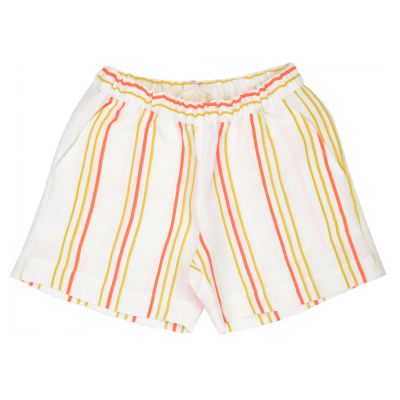 Shorts Sun Lime Orange Striped by Maan