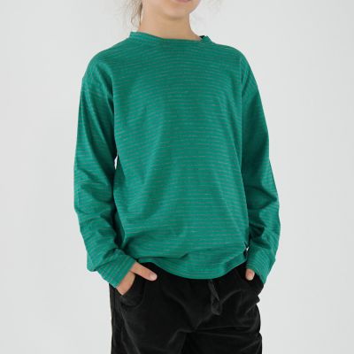 T-Shirt Ross Green Stripes by MAAN