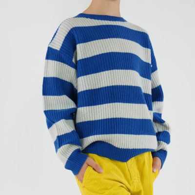 Woolen Sweater Mill Stripe Nimbus by MAAN