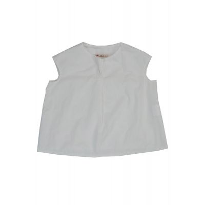 Children Sleeveless Top Deb White by Manuelle Guibal-4Y