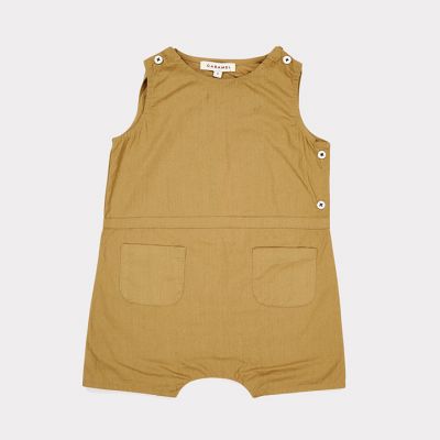 Baby Romper Narcissus Olive by Caramel