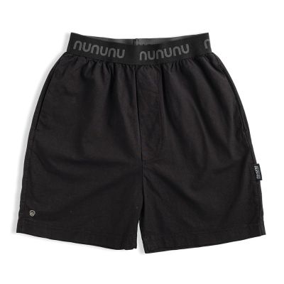 Airy Pull-On Shorts Black by nununu