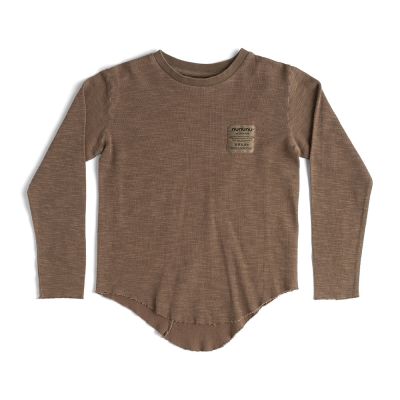 Basic Layer Shirt Earth Brown by nununu-3/4Y