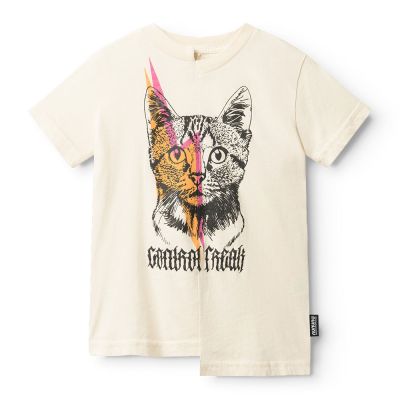 Cat Control T-Shirt Natural by nununu