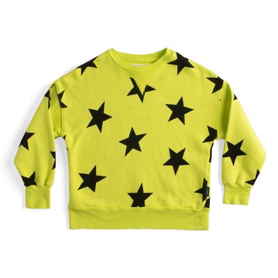 Star Sweatshirt Hot Lime by nununu-2/3Y