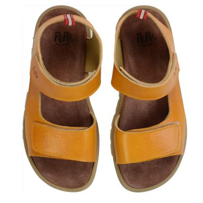 Condor Sandals with Velcro Closure Caramel by Pepe Children Shoes