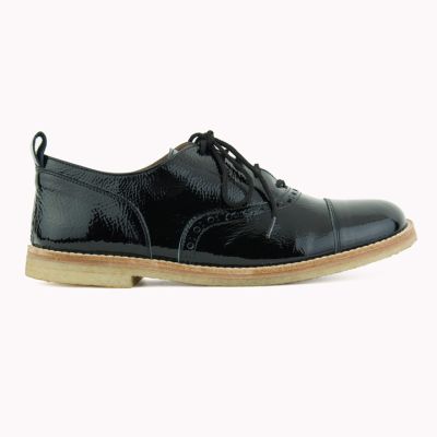 Naplack Oxford Shoes Black by Pepe Children Shoes