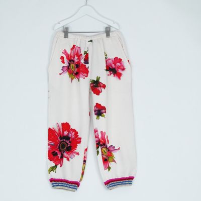 Cotton Trousers with Floral Print by Pero
