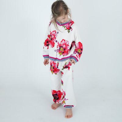 Cotton Vest with Floral Print by Pero-4Y