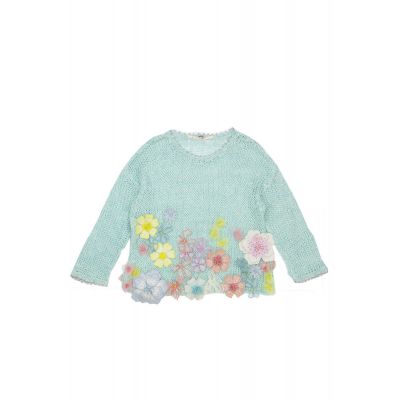 Linen and Silk Knitted Sweater by Pero-4Y