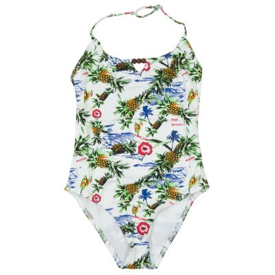 One Piece Swimsuit Catalina Tropical Print by Sunchild-4Y