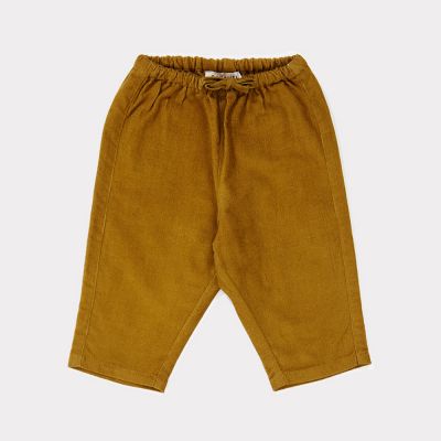 Baby Cord Trousers Teles Mustard by Caramel