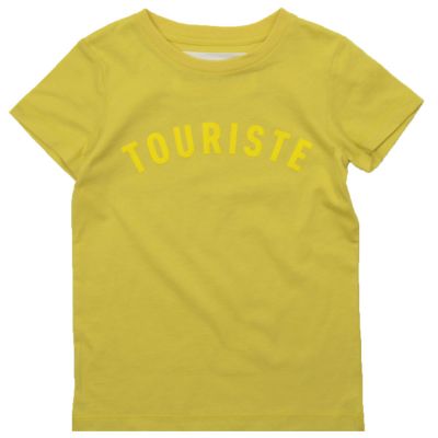 T-Shirt Gatto Yellow by Touriste-3Y