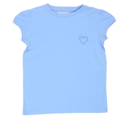 Blue T-Shirt Arnica with Padded Heart by Touriste