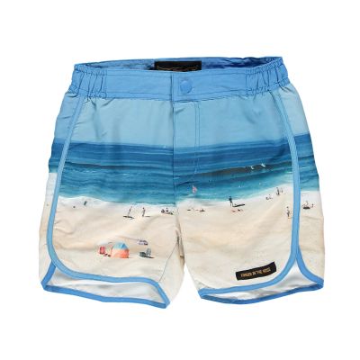 Bermuda Swimming Trunks Waveboy Beach Sand by Finger in the Nose-3Y