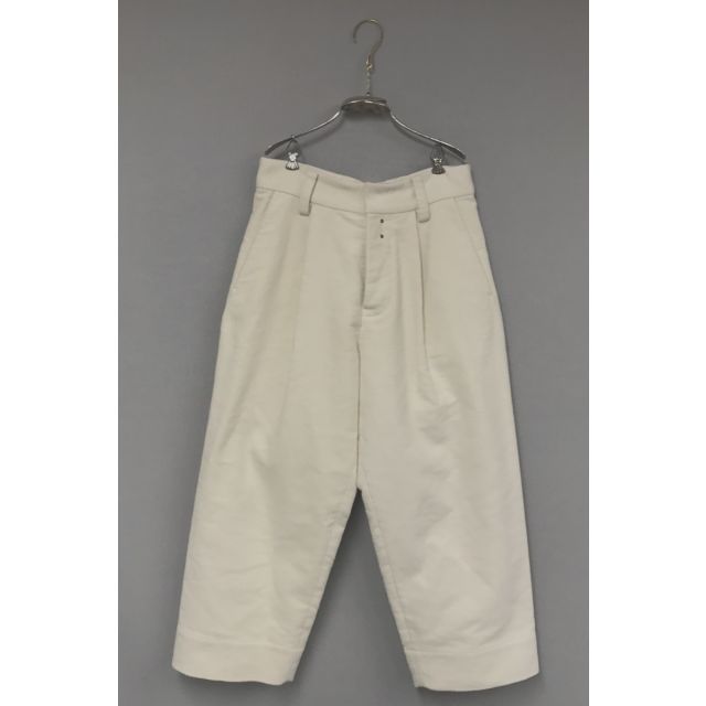 Moleskin Cotton Trousers Paul Ivory by Ecole de Curiosites