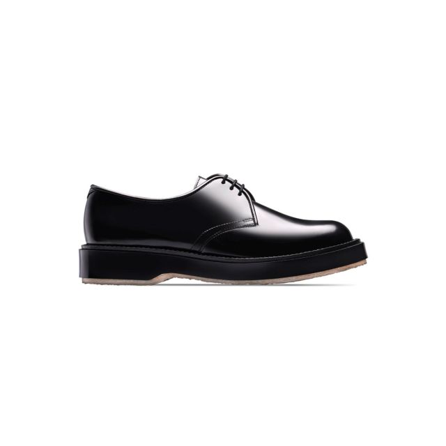 Leather Derby Shoes Black by Adieu