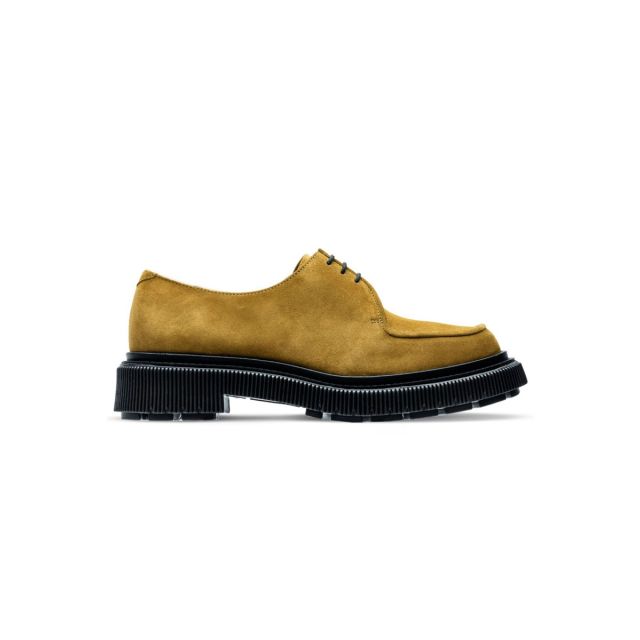 Type 124 Suede Leather Derby Shoes Bog by Adieu