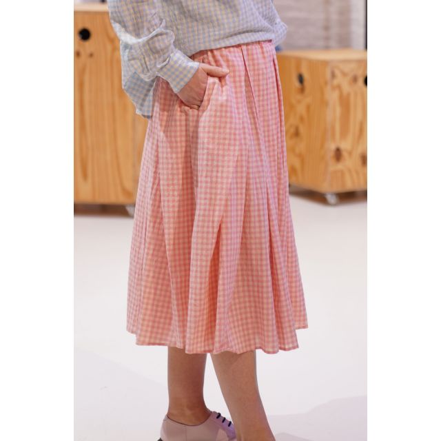 Skirt Pink Check P1769/TS771 by ApuntoB
