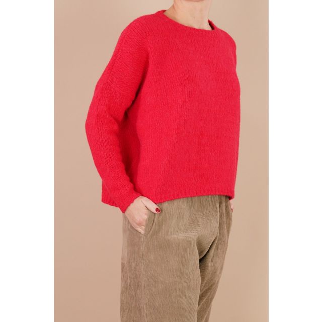 Wool and Cotton Knitwear Red by ApuntoB
