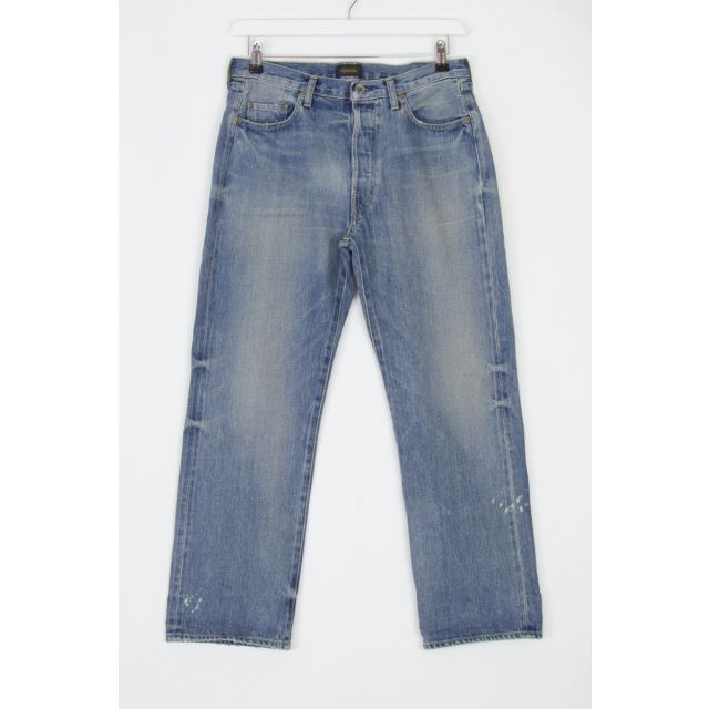 Jeans Vintage Straight Cut Used Light by Chimala