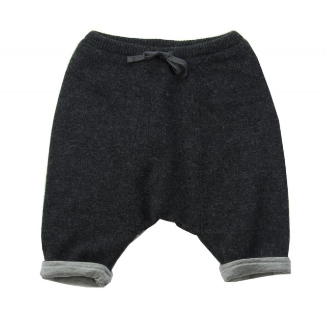 Baby Wool Trousers Parakeet Charcoal by Caramel