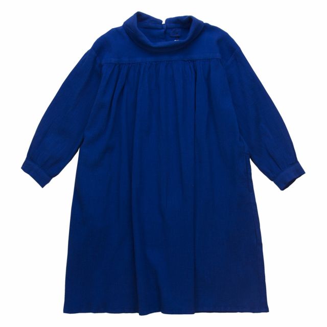 Long Dress Magma Rib Blue by Morley