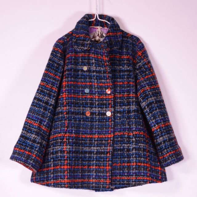 Wool Jacket Blue Check by Pero