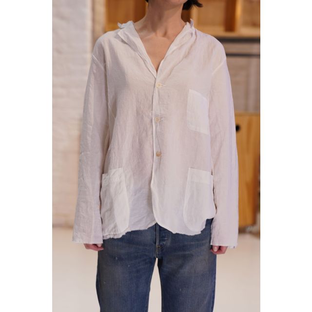 Linen Blouse Jacket Off-White by Kaval