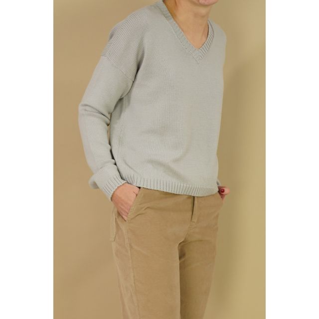 Extra Fine Virgin Wool Pullover Dune by Private0204