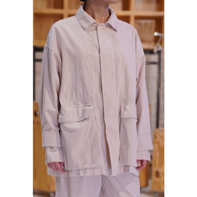 TM39JJ01 Coverall Jacket Vanilla by Toujours
