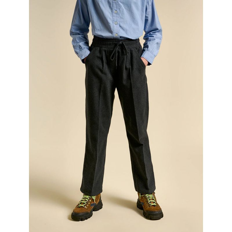 Buy Alexandre Vauthier High Waist Wool Flannel Wide Leg Pants - Grey At 50%  Off | Editorialist